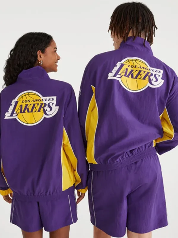 Los Angeles Lakers Full-Zip Purple Track Jacket