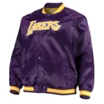 Los Angeles Lakers Hardwood Classics Purple Satin Jacket