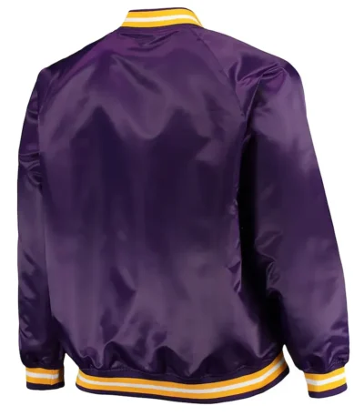 Los Angeles Lakers Hardwood Classics Purple Satin Jacket