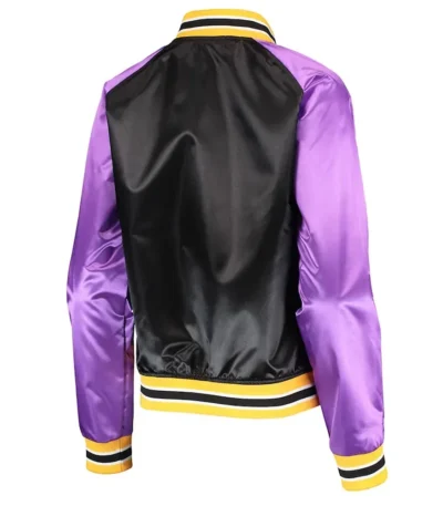 Los Angeles Lakers Hardwood Classics Raglan Satin Jacket