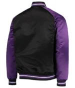 Los Angeles Lakers Hardwood Classics Reload 3.0 Purple Black Satin Jacket