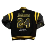 Los Angeles Lakers Kobe Bryant Collage Legends Black Varsity Jacket