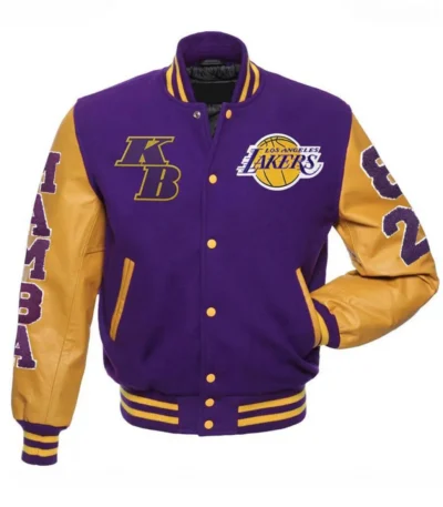 Los Angeles Lakers Kobe Bryant Mamba Letterman Jacket