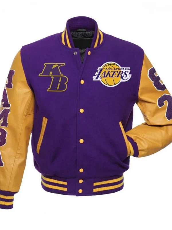 Los Angeles Lakers Kobe Bryant Mamba Letterman Jacket