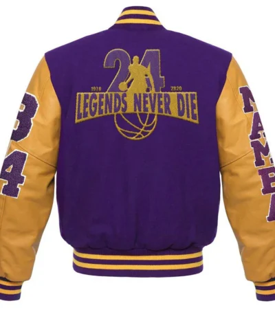 Los Angeles Lakers Kobe Bryant Mamba Letterman Jacket