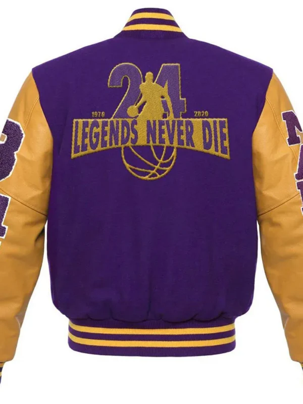 Los Angeles Lakers Kobe Bryant Mamba Letterman Jacket