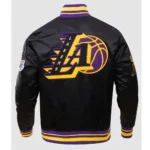 Los Angeles Lakers Mash Up Logo Black Jacket