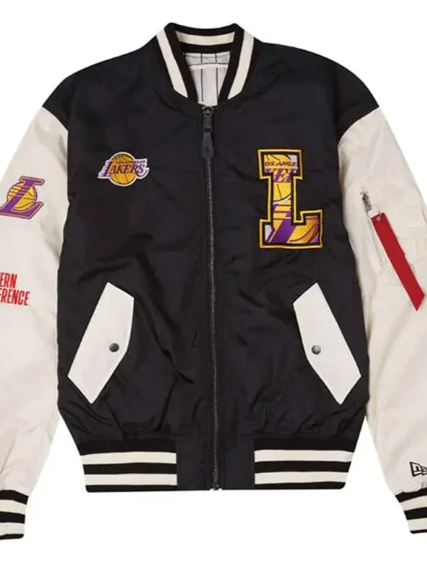 Los Angeles Lakers New Era Bomber Jacket