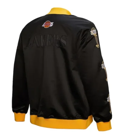 Los Angeles Lakers OG 3.0 Lightweight Black Satin Jacket