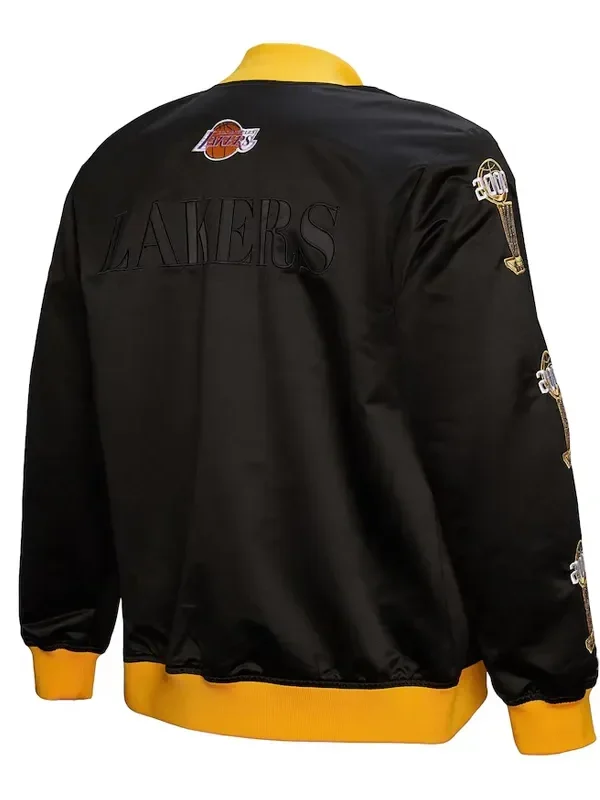 Los Angeles Lakers OG 3.0 Lightweight Black Satin Jacket