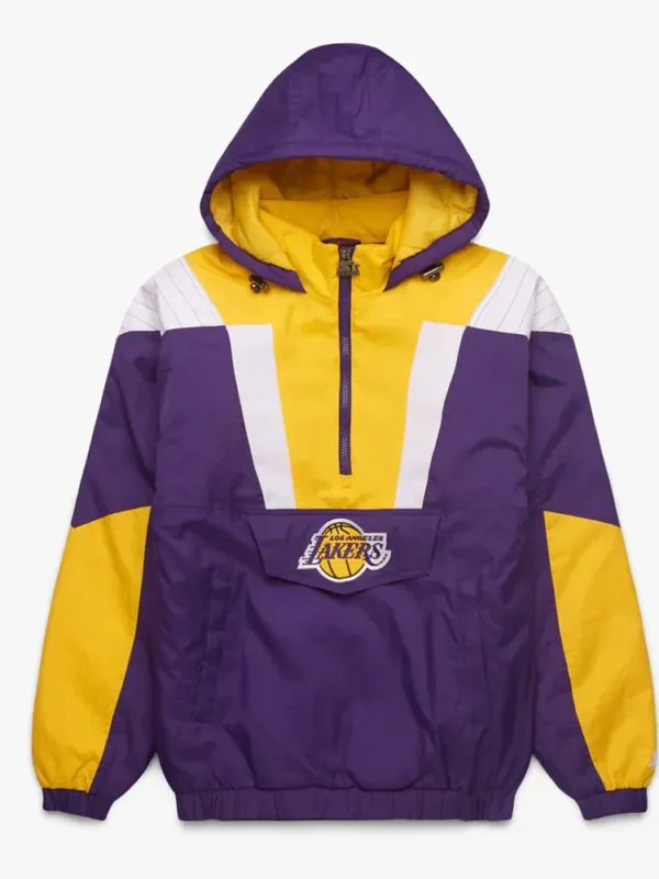 Los Angeles Lakers Pullover Half-Zip Jacket