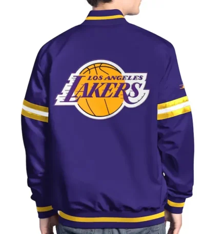 Los Angeles Lakers Scout Varsity Satin Jacket