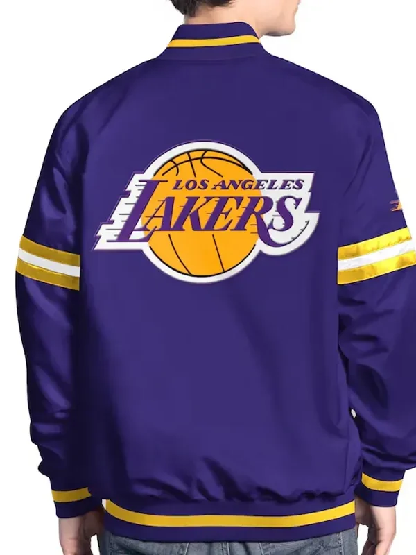 Los Angeles Lakers Scout Varsity Satin Jacket