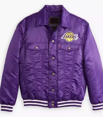 Los Angeles Lakers Silver Tab Trucker Jacket