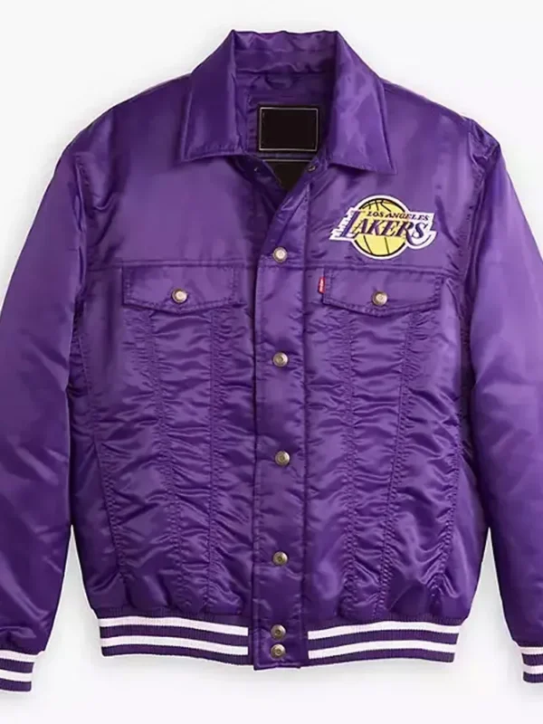 Los Angeles Lakers Silver Tab Trucker Jacket