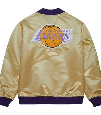 Los Angeles Lakers Team OG 2.0 Gold Satin Jacket