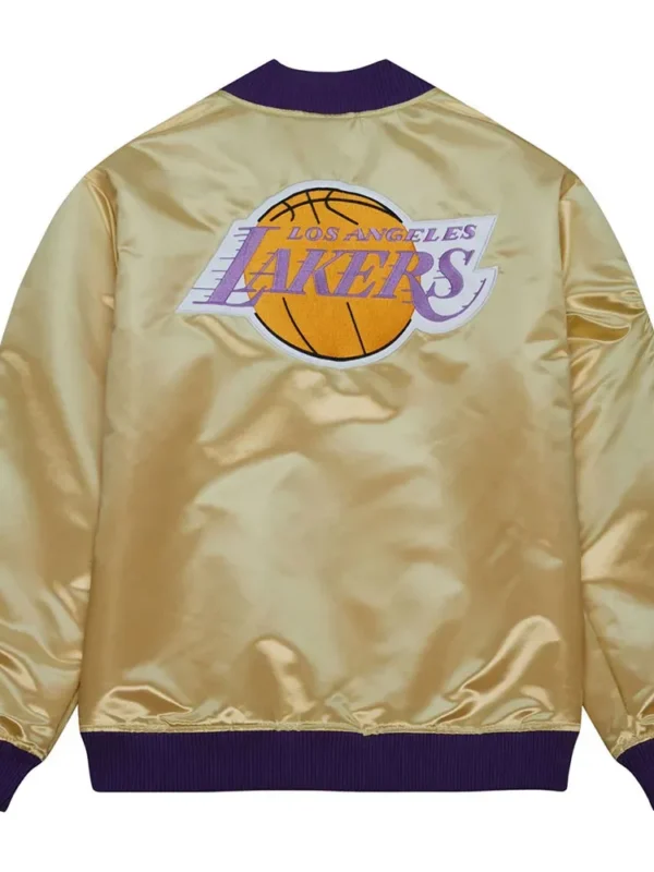 Los Angeles Lakers Team OG 2.0 Gold Satin Jacket