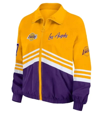 Los Angeles Lakers Throwback Windbreaker Jacket