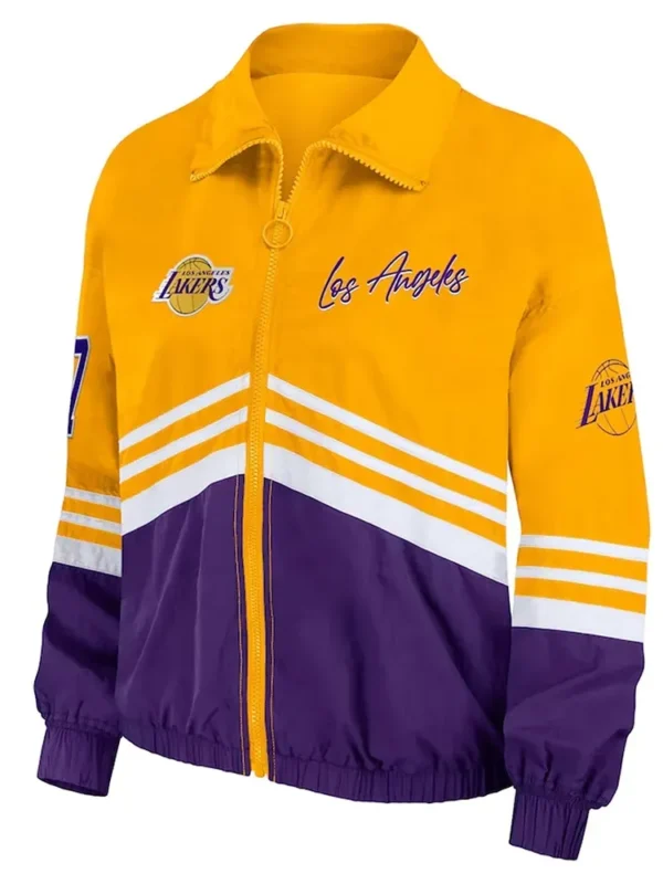 Los Angeles Lakers Throwback Windbreaker Jacket