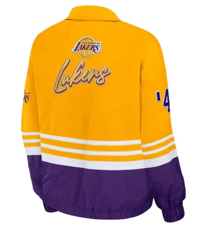 Los Angeles Lakers Throwback Windbreaker Jacket