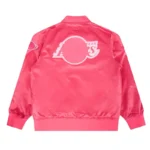 Los Angeles Lakers Triple Pink Satin Jacket