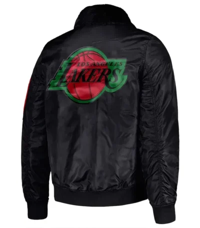 Los Angeles Lakers Ty Mopkins Black Jacket