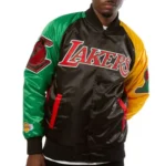 Los Angeles Lakers Ty Mopkins Red Black Jacket