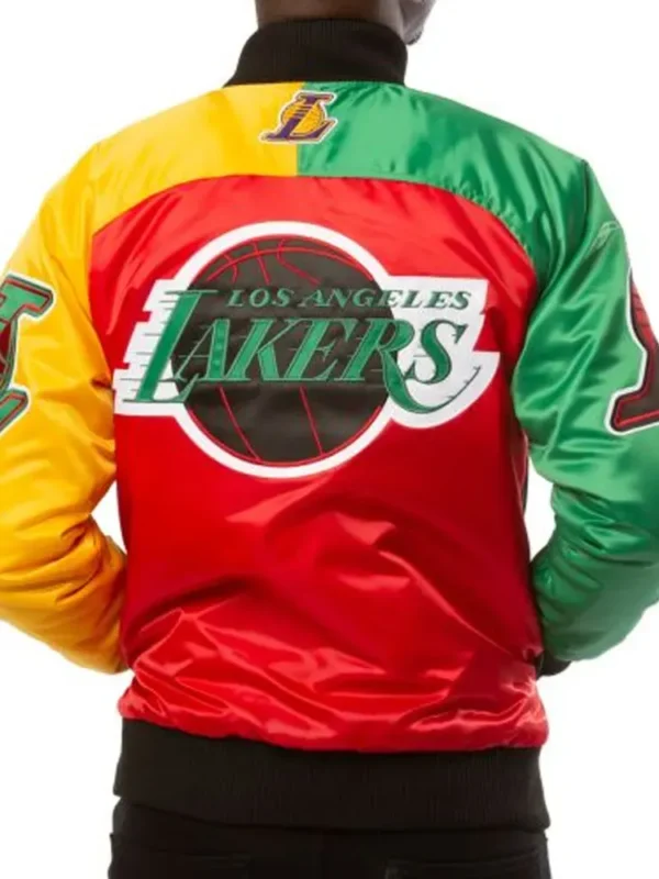Los Angeles Lakers Ty Mopkins Red Black Jacket