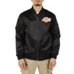 Los Angeles Lakers Vintage Logo Lightweight Satin Jacket