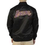 Los Angeles Lakers Vintage Logo Lightweight Satin Jacket
