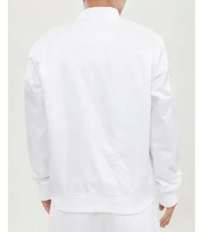 Los Angeles Lakers White Satin Jacket