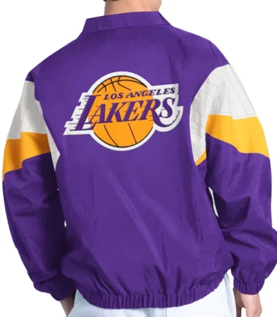 Los Angeles Lakers Yard Line Purple Full-Zip Jacket