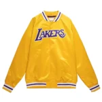 Los Angeles Lakers Yellow Lightweight Satin Jacket
