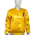 Los Angeles Lakers Yellow Varsity Satin Jacket