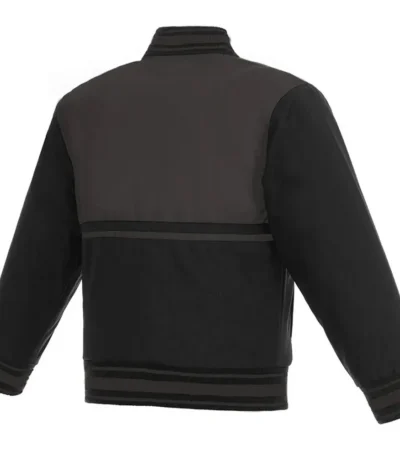 Los Angeles Lakers Youth Black and Charcoal Poly-Twill Jacket