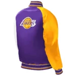 Los Angeles Lakers Youth Purple Varsity Satin Jacket