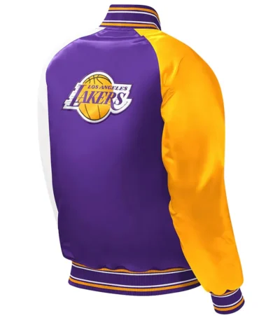 Los Angeles Lakers Youth Purple Varsity Satin Jacket