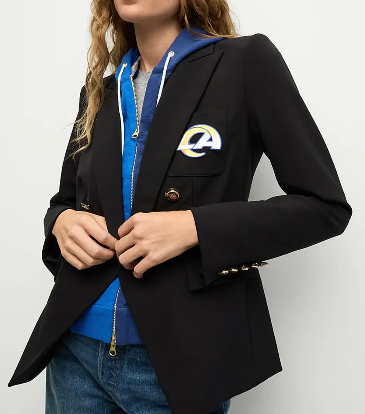 Los Angeles Rams Black Blazer Los Angeles Rams Black Blazer
