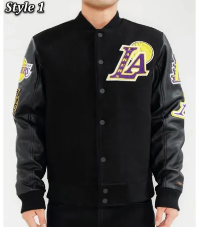 Los Angeles Standard Lakers Varsity Letterman Jacket