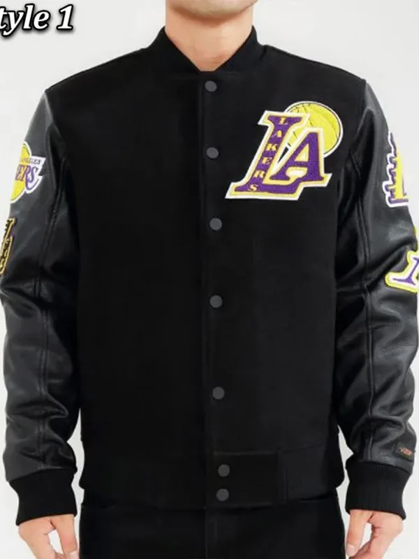 Los Angeles Standard Lakers Varsity Letterman Jacket