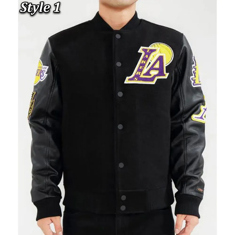 Los Angeles Standard Lakers Varsity Letterman Jacket Los Angeles Standard Lakers Varsity Letterman Jacket
