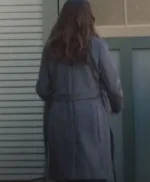 Luisa D’Oliveira All A Good Night Grey Trench Coat