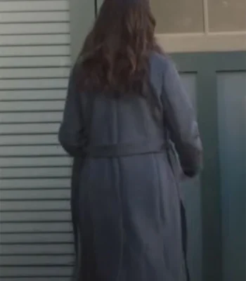 Luisa D’Oliveira All A Good Night Grey Trench Coat