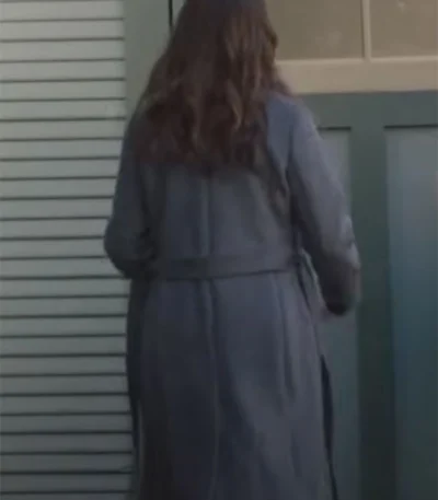 Luisa D’Oliveira All A Good Night Grey Trench Coat
