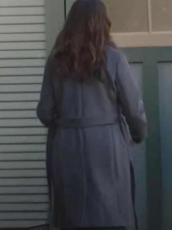 Luisa D’Oliveira All A Good Night Grey Trench Coat