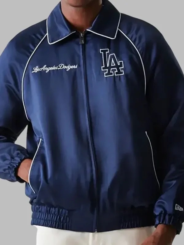 MLB LA Dodgers Navy Club Jacket