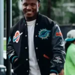 Malik Washington Rivalries Miami Dolphins Varsity Jacket