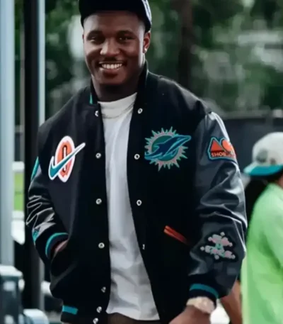 Malik Washington Rivalries Miami Dolphins Varsity Jacket