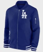 Dave Roberts LA Dodgers Blue Bomber Jacket