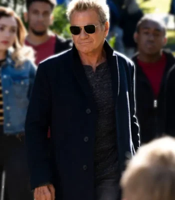 Martin Kove Cobra Kai John Kreese Black Long Coat
